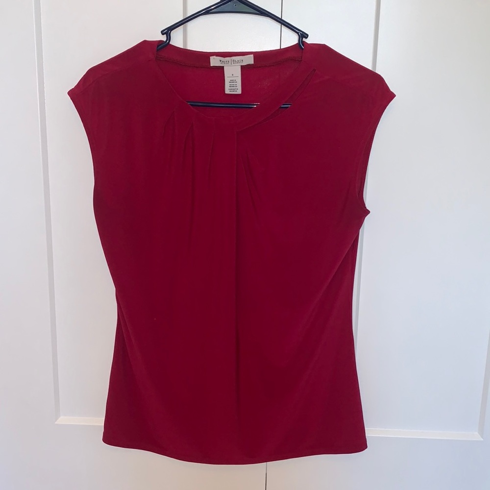 Red shirt from White House Black Market